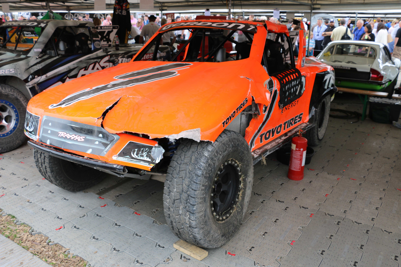 Illustration for article titled Watch Robby Gordon Do Barrel Rolls On An English Lord's Lawn